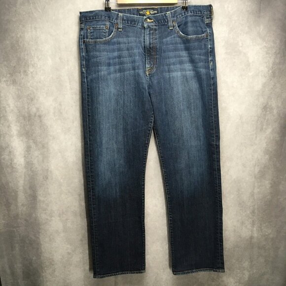 Lucky Brand Other - Lucky Brand Mens 361 Vintage Straight Fit Blue‎ Jeans size 40x32 Italian Denim